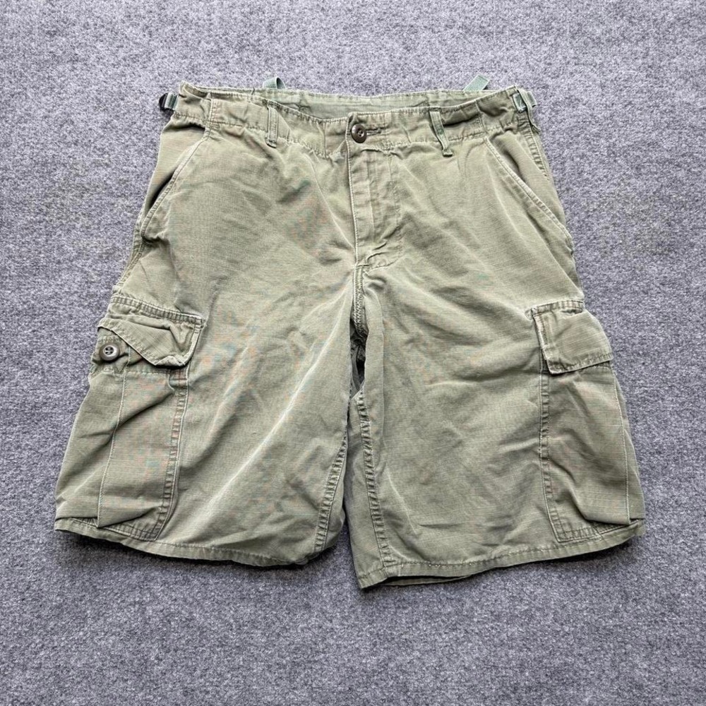 Vtg 70s/80s military cargo shorts size men's 30 scovall zipper
